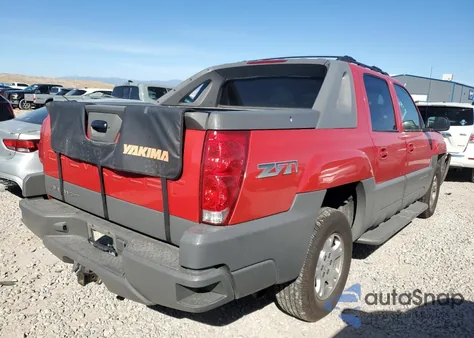 2002 Chevrolet Avalanche K1500 из США, поврежденный, VIN 3GNEK13T32G352894